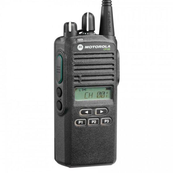 Motorola CP185 Two Way Radio left