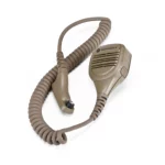 Motorola NNTN8236A SRX Microphone Coyote Brown with 3.5mm Audio Jack