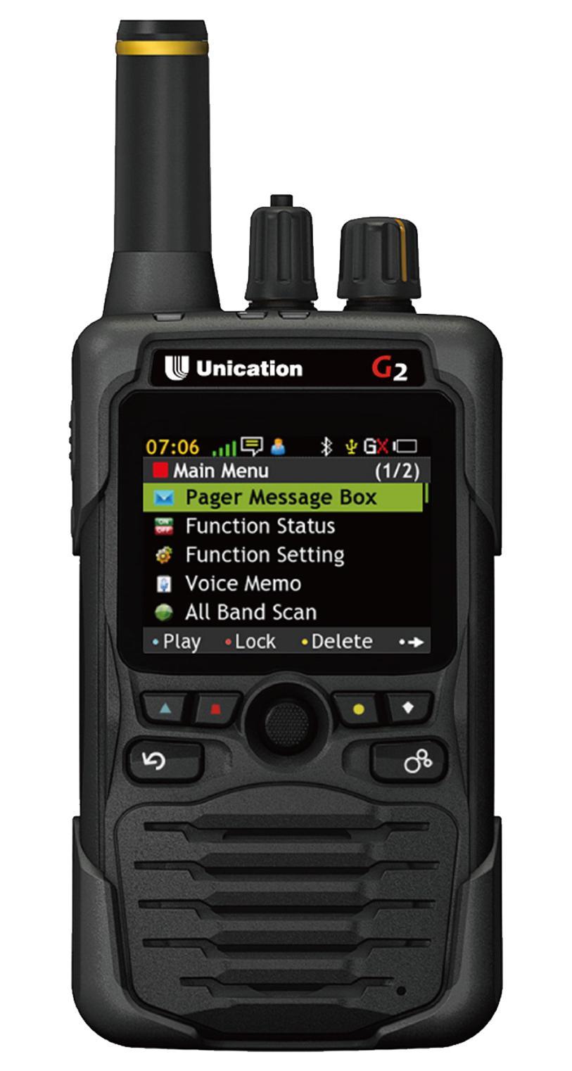 Unication G2 Single Band P25 Voice Pager